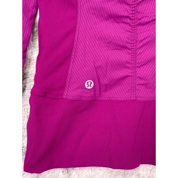 Lululemon Jacket 2 Womens In Flux Light Weight Full Zip Reversible Hooded - Picture 4 of 8